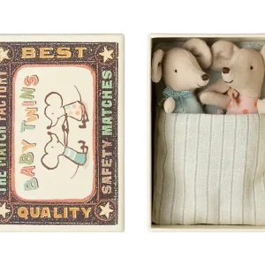 Maileg muisjes Twins Baby mice in matchbox 3+