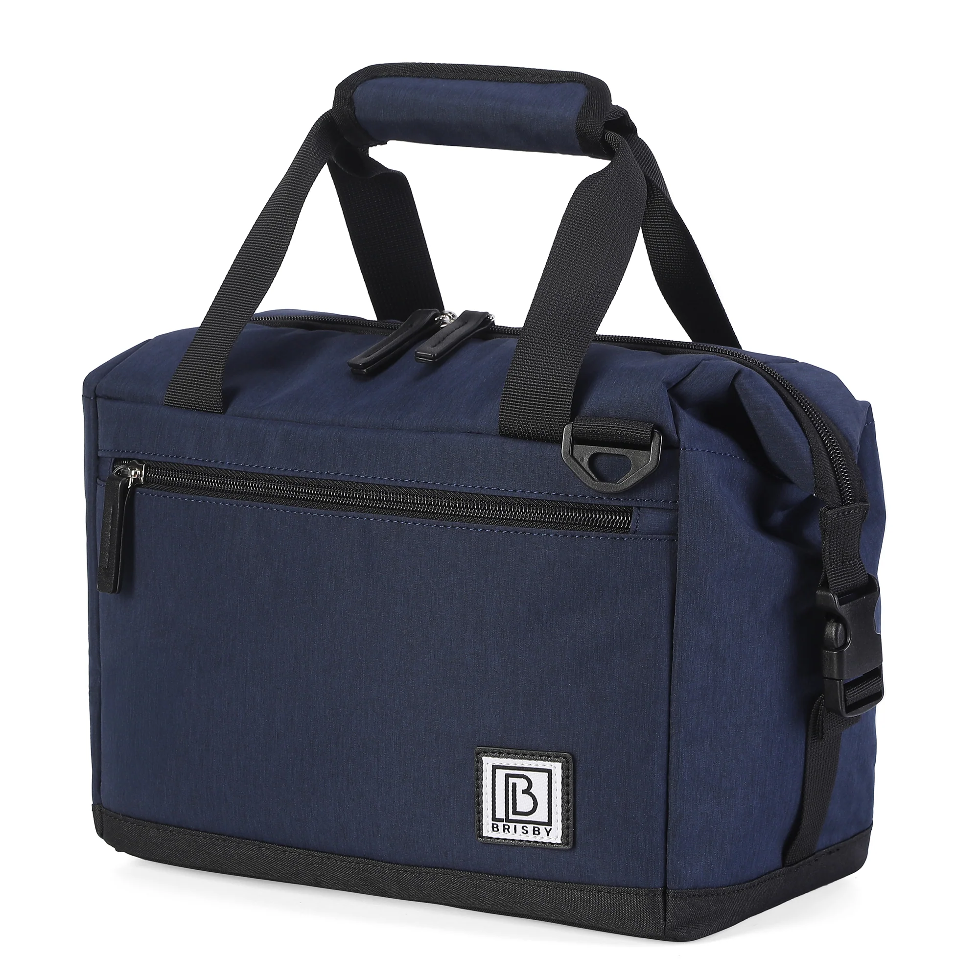 Koeltas 12L blauw - Lunchtas - 4-laags geïsoleerd - extra ruimte uitvouwbaar - 2 gratis koelelementen - incl. schouderriem - Afbeelding 6