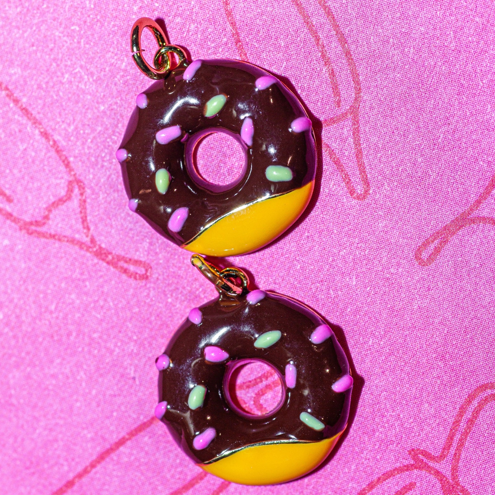 Bedel Donut Bruin-Geel | 18K Gold Filled - Afbeelding 2
