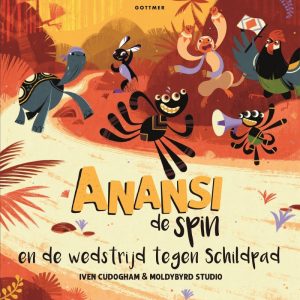 Anansi de spin en de wedstrijd tegen Schildpad