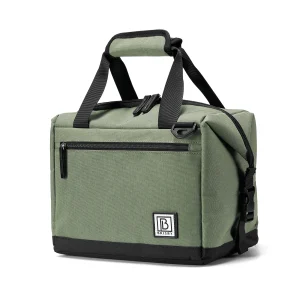 Brisby Koeltas 12L groen - incl. 2 koelelementen, schouderband