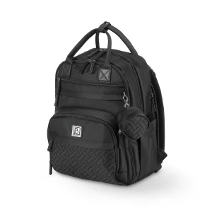 Brisby Luiertas premium zwart - incl. buggymontage, verschoonmatje, speenhouder