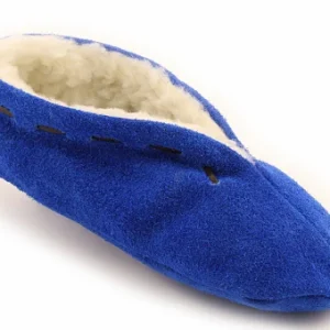 spaanse sloffen kobalt suede