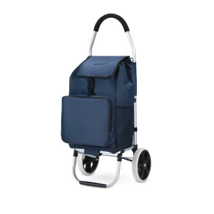 Packaway Boodschappentrolley 50L blauw - incl. koelvak - steekwagenfunctie