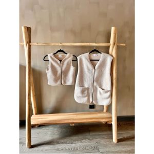 Ella and Rapha – Little Teddy – Moon Vest – Ecru