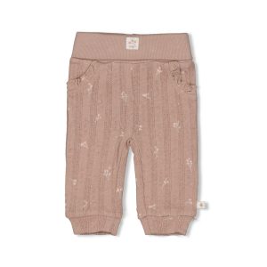 Feetje – Broek pointelle rib AOP – Delicate Flower