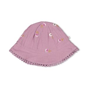 Feetje – Zonnehoed mousseline AO embroidery – Flower Ranch