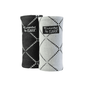 Isara – Teething Pads Diamonda Black/Grey