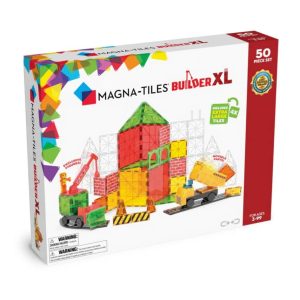 Magna-Tiles – Builder XL – 50 Piece Set