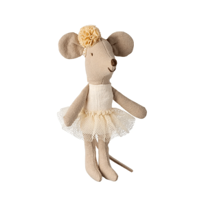 Maileg – Ballerina mouse – Little sister – Off white