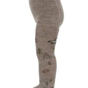 MP Denmark – Arven tights – Light Brown Melange