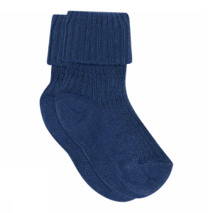 MP Denmark – Cotton rib baby socks – True Blue