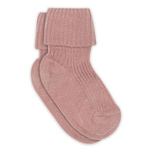 MP Denmark – Cotton rib baby socks – Wood Rose
