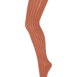 MP Denmark – Cotton rib tights – Copper Brown