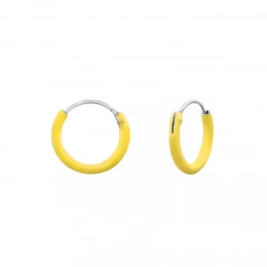 PJ oorbellen hoops mini yellow