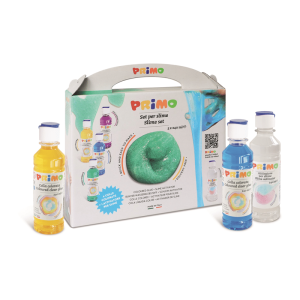 PRIMO – Set slijm met 4 gekleurde lijm – 1 activator