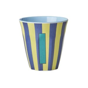 Rice – Middelgroot Alfabetbeker – Meerkleurig – I – Stripes