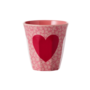 Rice – Middelgroot Beker – Roze – Heart – 250 ml