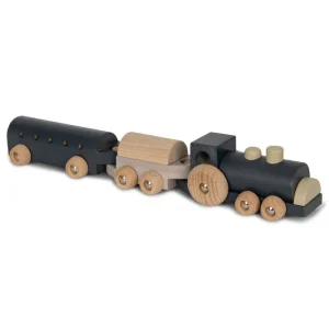 Wooden Train Blue | konges slojd